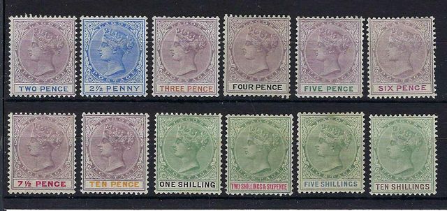 Image of Nigeria & Territories ~ Lagos SG 30/41 MM British Commonwealth Stamp